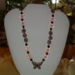 Copper and Pink Necklace